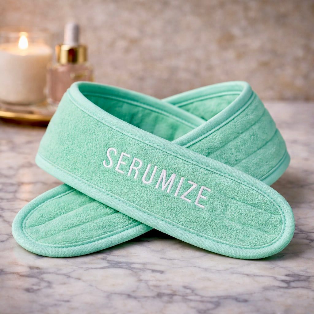 SERUMIZE Terrycloth Spa Headband